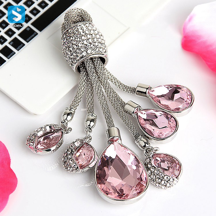 Car crystal keychain